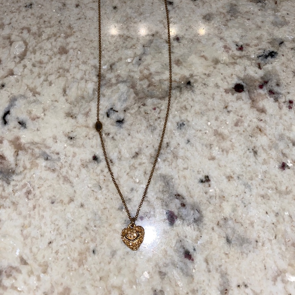 Juicy Couture heart necklace